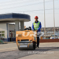 Refrigeración por aire diesel doble tambor hidráulico mano vibratorio rodillo FYL-750